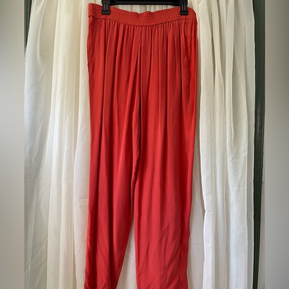 Josephine Chaus Silk Salmon Pants - Picture 2 of 11